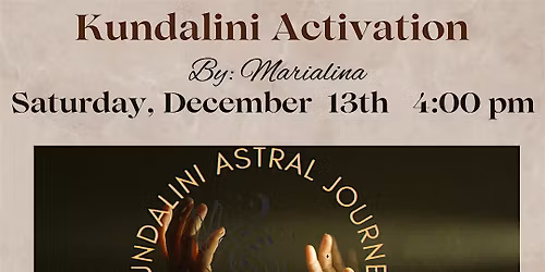 Kundalini Activation by Marialina.