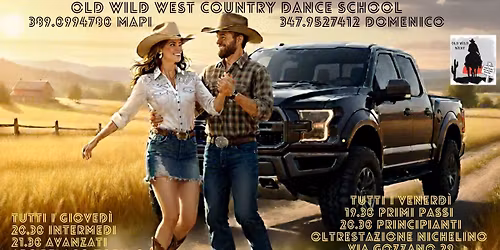 venerdi 6 marzo Corso PRINCIPIANTI e INTERMEDI OLD WILD WEST @ Oltrestazione  Nichelino 