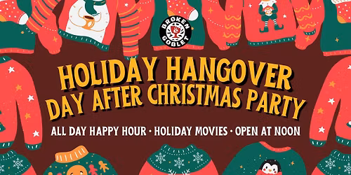 Holiday Hangover Day After Christmas Party