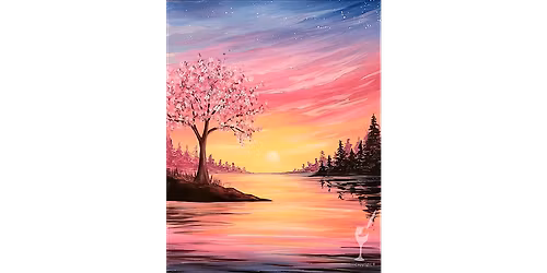 Sunset Above the Lake - Paint and Sip in San Antonio | Classpop!\u2122