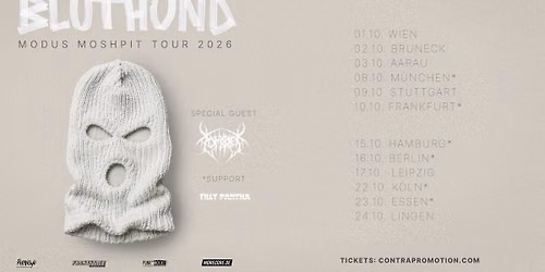 Bluthund \/\/ Modus Moshpit Tour 2026 \/\/ Frankfurt