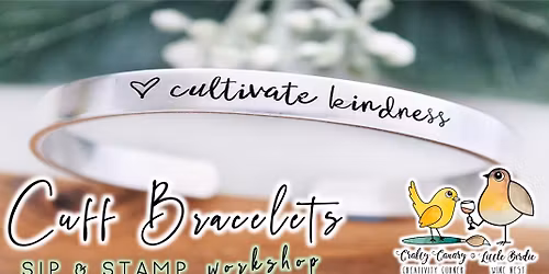Cuff Bracelets | Sip & Stamp Workshop 