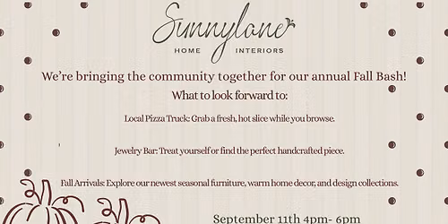 Sunnylane Fall Bash