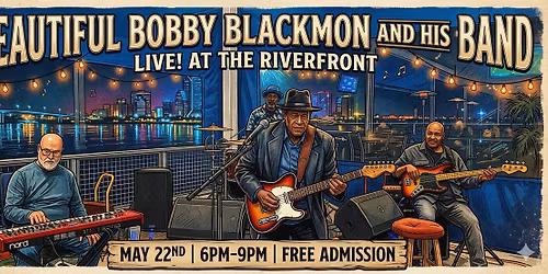 Beautiful Bobby Blackmon & His Band Live on the River at Tiki Docks Port Orange