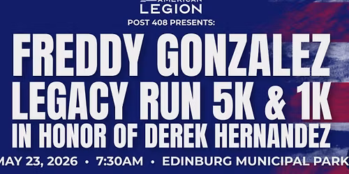 Freddy Gonzalez Legacy Run 5k in Honor of Derek Hernandez