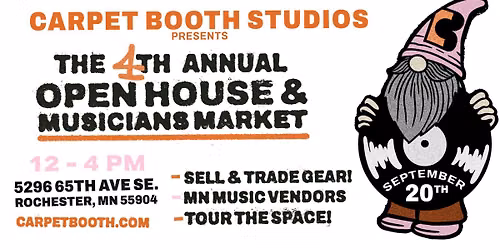CARPET BOOTH OPEN HOUSE & MUSICIANS MARKET 2026