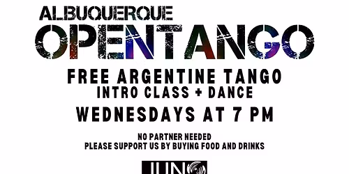 Albuquerque Open Tango: Free Beginner Lesson & Social Dance