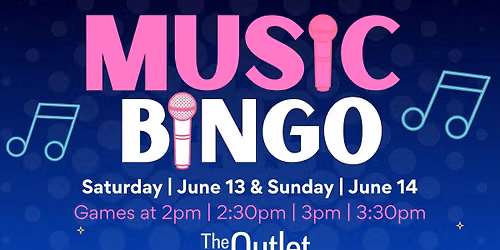 Music Bingo at The Outlet Shoppes!