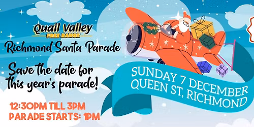 Quail Valley Free Range Richmond Santa Parade