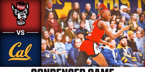 California Golden Bears at NC State Wolfpack Womens Basketball