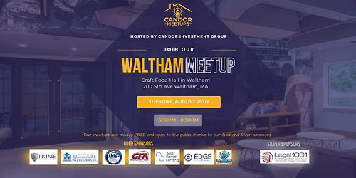 Waltham, MA - Candor Investment Meetup