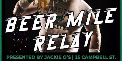 Beer mile relay