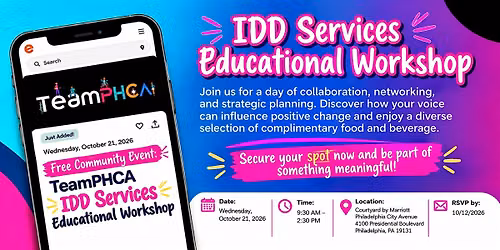 IDD Services Educational Workshop