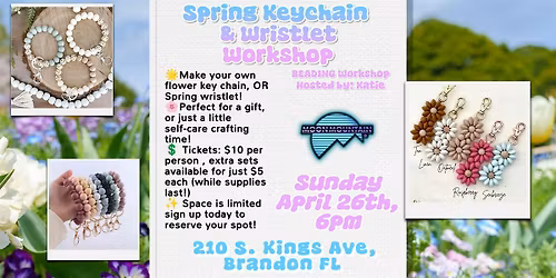 Spring Keychain & Wristlet Workshop