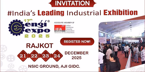 17th Engiexpo Industrial Exhibition in Rajkot 2025