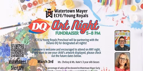 Young Royals DQ Art Night!