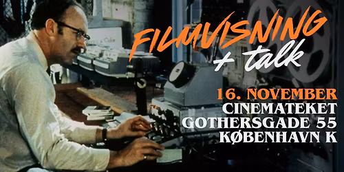 TALK & FILMVISNING - "The Conversation" med DHADH & tidl. PET-chef Frank Jensen