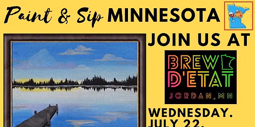 July 22 Paint & Sip at Brew d'Etat