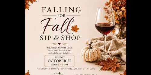 \ud83c\udf42Falling for Fall Sip & Shop\ud83c\udf83