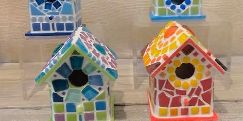 Mosaic Miniature Birdhouse
