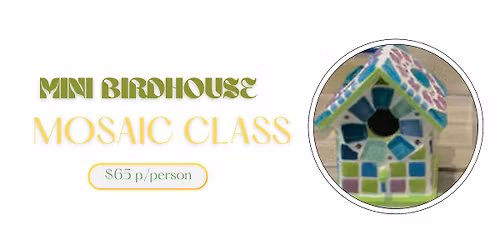 Mosaic Miniature Birdhouse