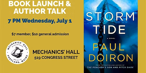 STORM TIDE - A Paul Doiron book launch & author talk