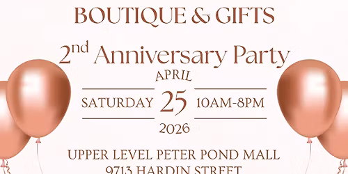 THE TREASURE CHEST BOUTIQUE & GIFTS TURNS 2