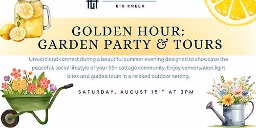 Golden Hour: Garden Party & Tours