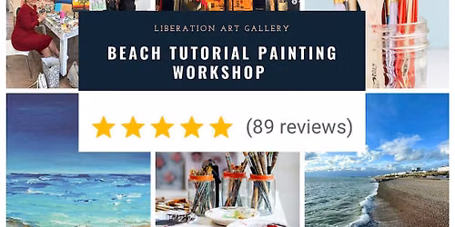 Beach Painting  Workshop: A Step-by-Step Acrylic Painting Experience