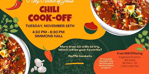 Holy Name Chili Cook Off
