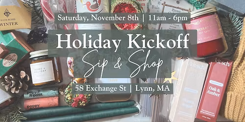 Holiday Kickoff Sip & Shop 