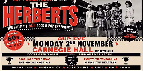 THE HERBERTS 60s SHOW \u2013 CUP EVE SPECIAL! \ud83c\udfb6