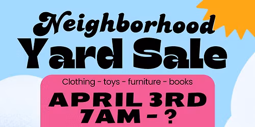 Autumn Hills Community Yard Sale