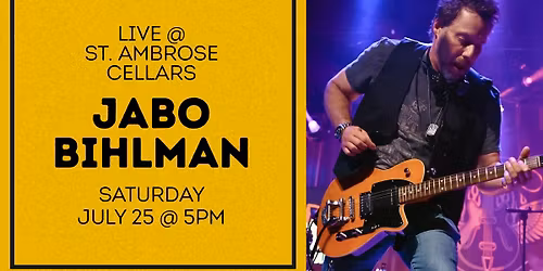 Jabo Bihlman @ St. Ambrose Cellars