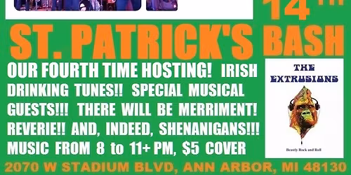 The Extrusions' 4th Annual Grotto St. Pat's Party 3\/14\/26!!!