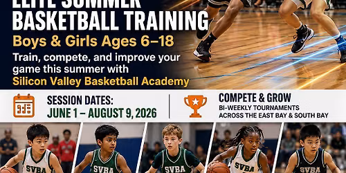 SVBA 2026 Basketball Summer tryout!