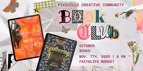 Pikeville Creative Community Book Club: October 2025