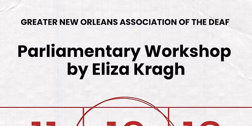 Parliamentary Workshop by Eliza Kragh