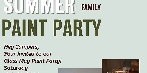 Summer Family Paint Party