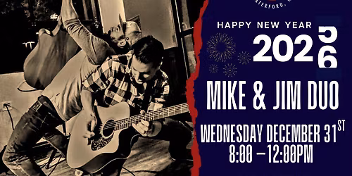 New Year\u2019s Eve with the Mike & Jim Duo at Spanky\u2019s