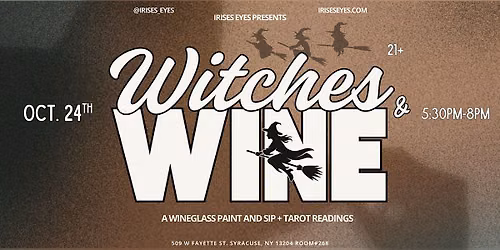 Witches & Wine: Wineglass Paint and Sip + Tarot Readings