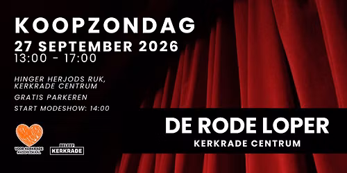 Koopzondag Rode Loper - Kerkrade Centrum