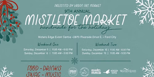 9th Annual Mistletoe Market-handmade for the holidays
