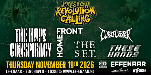 Revolution Calling Pre-show | Effenaar