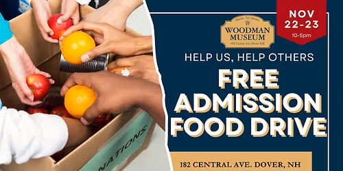 Free Museum Day and Food Drive 