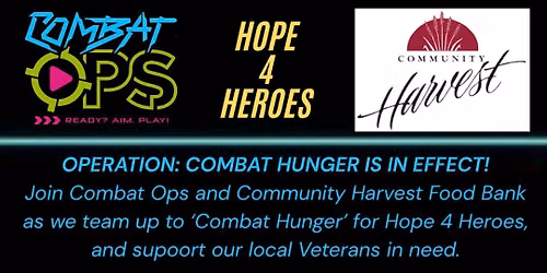 Combat Hunger at Combat Ops!