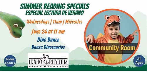 Summer Reading Special- Dino Dance