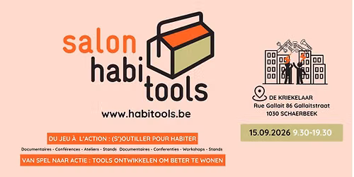 Salon Habitools 2026 : \u00ab Du jeu \u00e0 l\u2019action : (s\u2019)outiller pour habiter \u00bb
