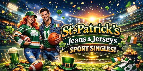 St Patty's Jeans and Jerseys Singles Event @Grimaldis