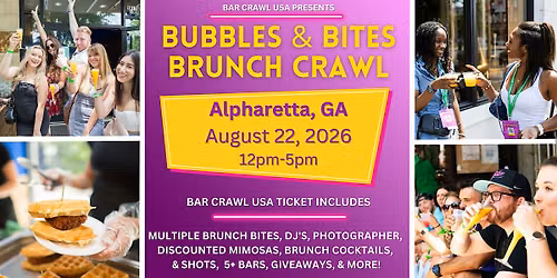 Alpharetta Bubbles & Bites Brunch Crawl